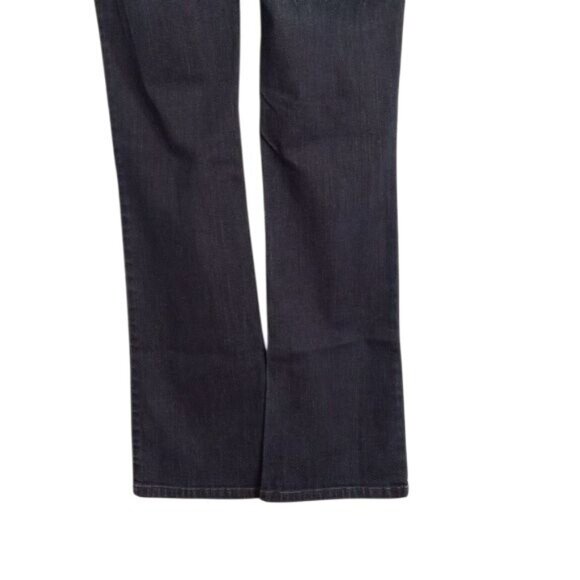 White House Black Market Size 4S Jeans Womens Boot Leg Blue Dark Wash Denim - Picture 11 of 13